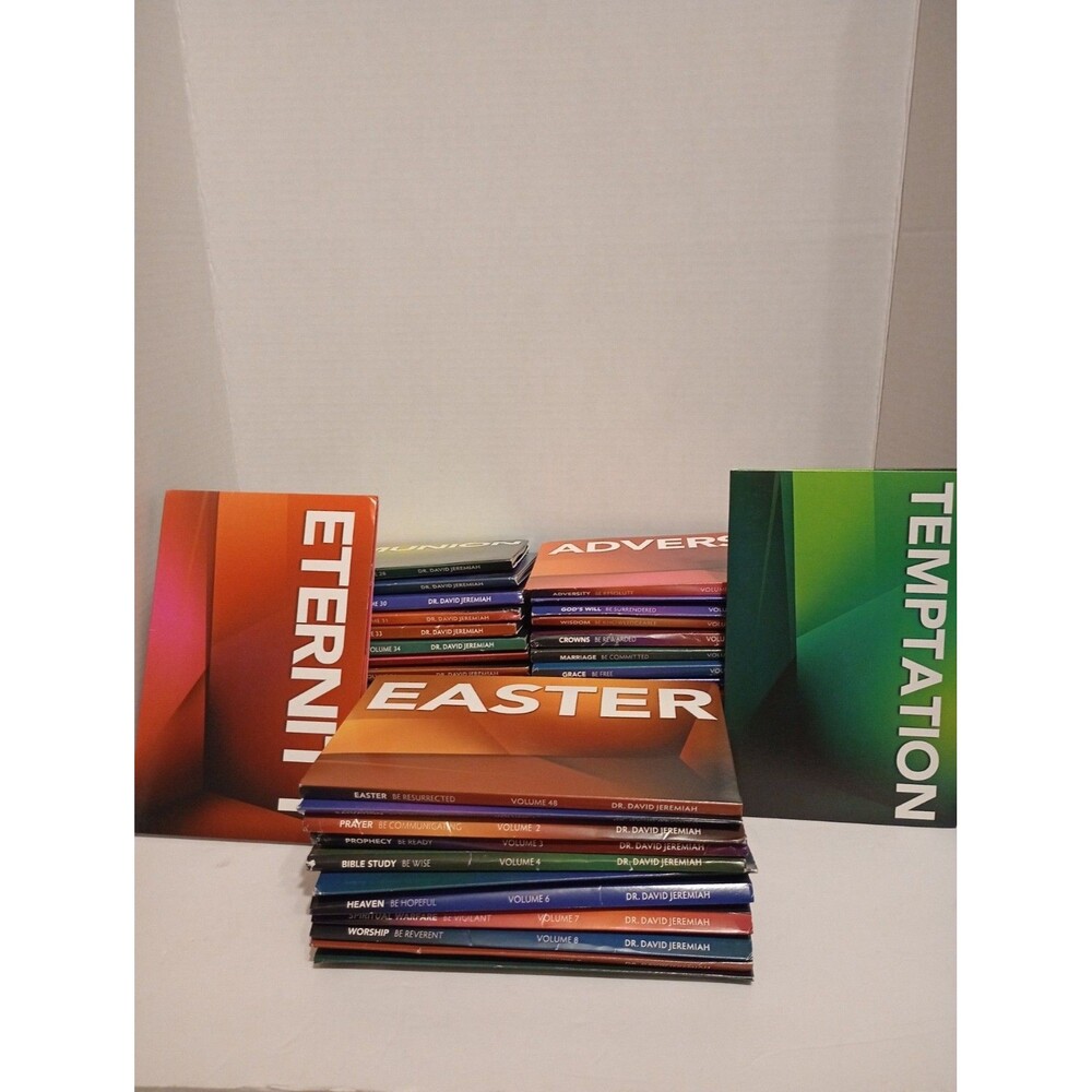 Dr David Jeremiah Turning Point CD/Book Set Lot Of 47 Volumes Missing #21
